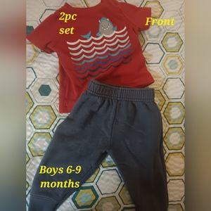 Baby boys 2 PC set Garanimals 6-9 months